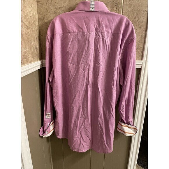 Robert Graham X Button Down Shirt Pink Men’s Size XL - Picture 2 of 9